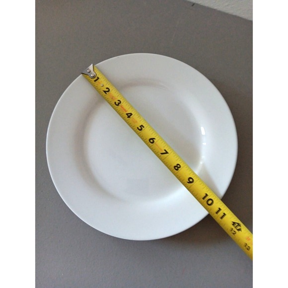 Williams Sonoma Open Kitchen Dinner Plates Solid White Set of 2 Replacements - Picture 5 of 5